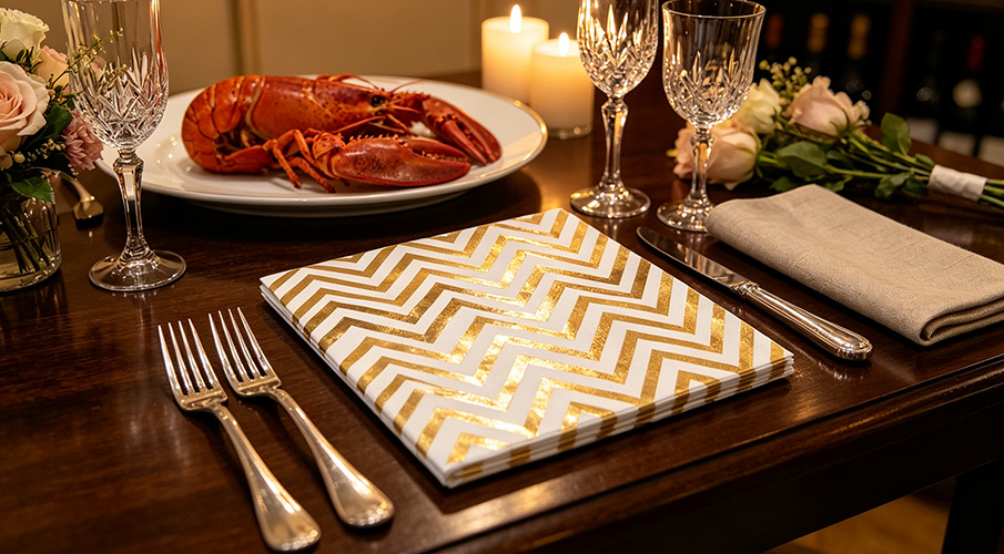 GOID FOIL NAPKINS 