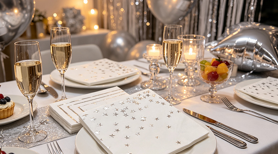 GOID FOIL NAPKINS 