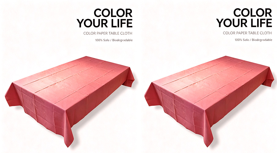 COLOR PAPER TABIE CLOTH