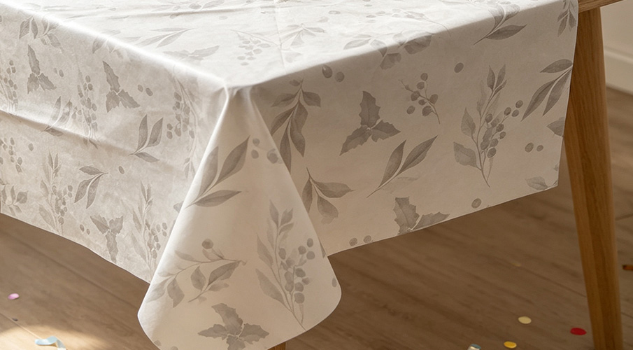 PRINTED PAPER TABIE CLOTH