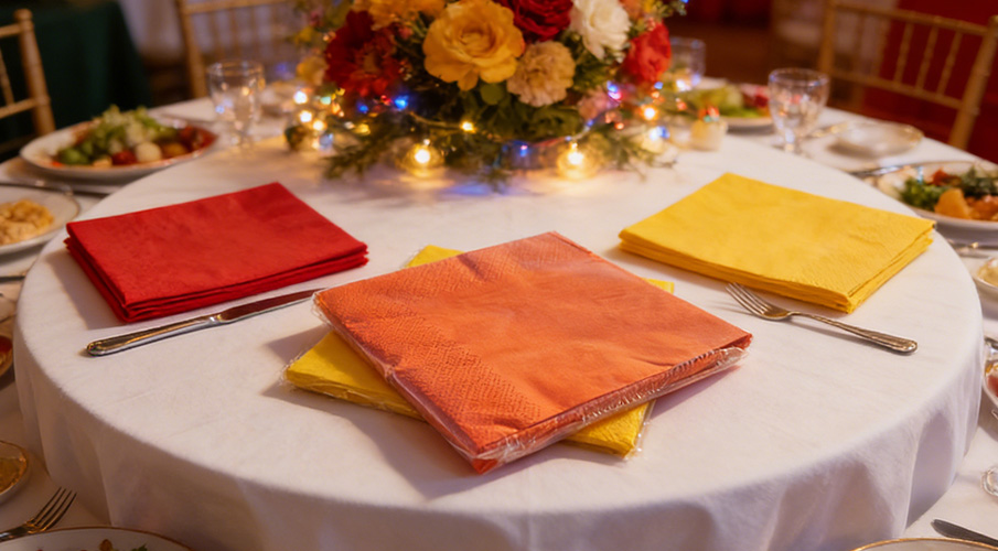 COLOR PAPER NAPKINS