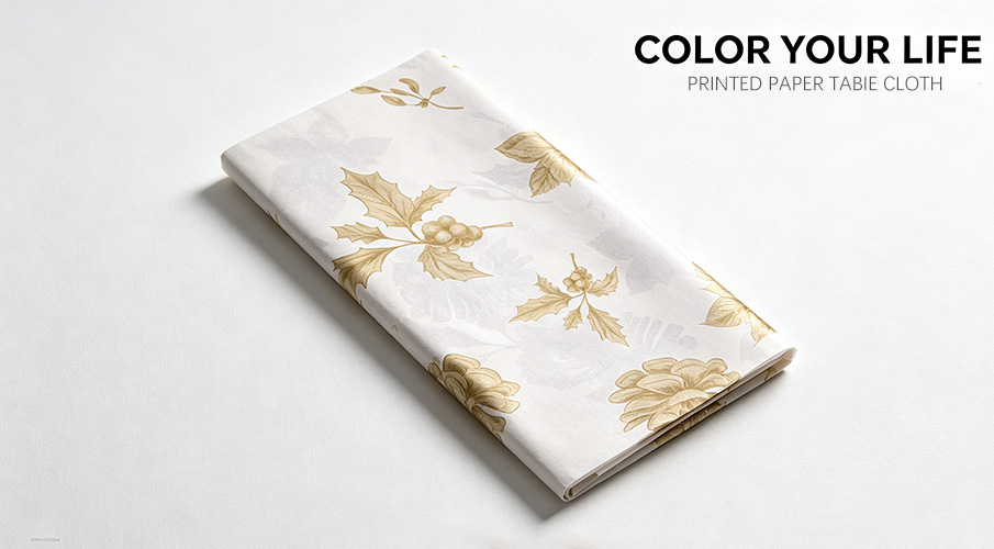 PRINTED PAPER TABIE CLOTH