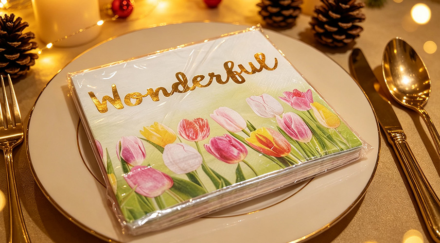 GOID FOIL NAPKINS 