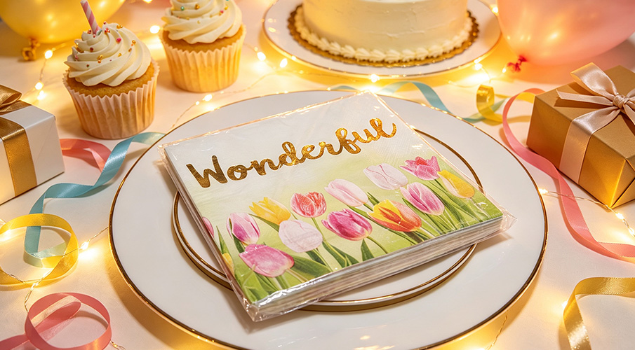 GOID FOIL NAPKINS 