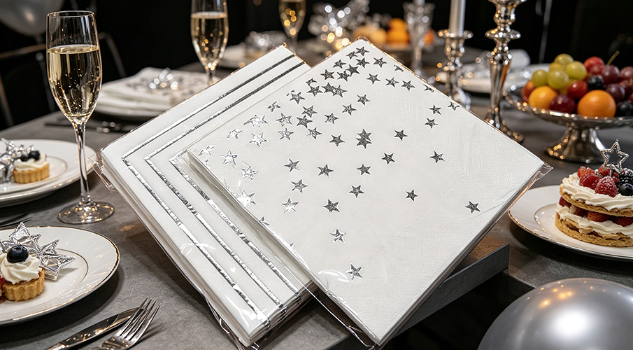 GOID FOIL NAPKINS 