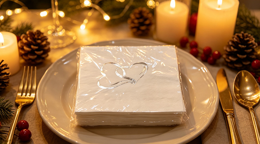 GOID FOIL NAPKINS 
