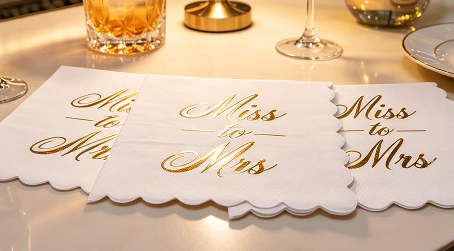 GOID FOIL NAPKINS 