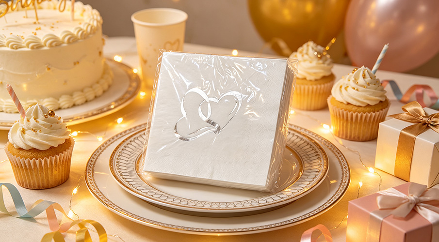 GOID FOIL NAPKINS 
