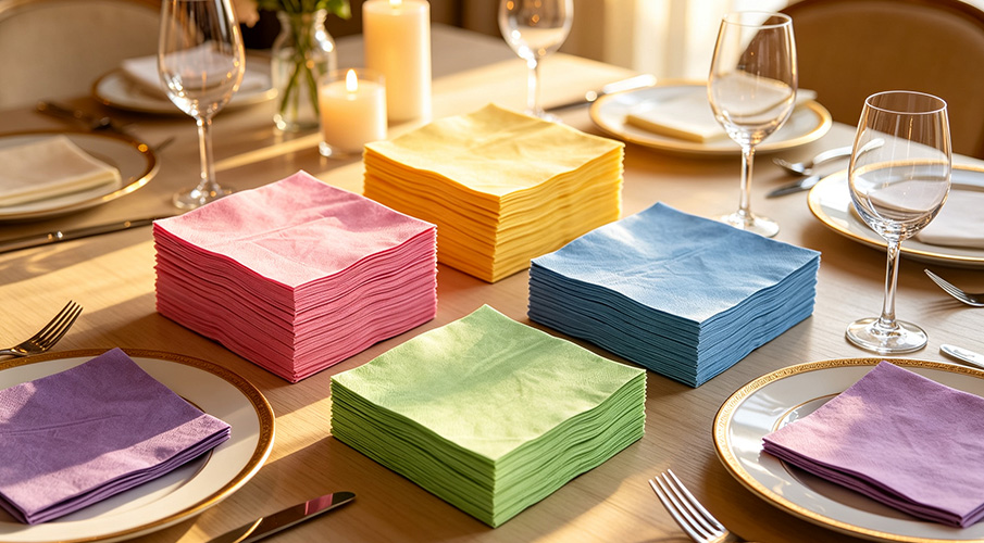 COLOR PAPER NAPKINS