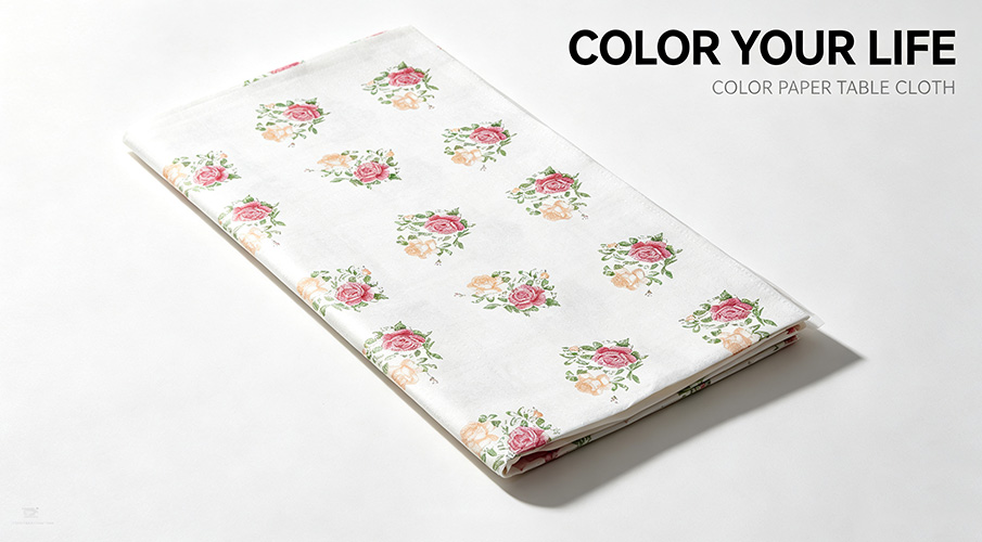PRINTED PAPER TABIE CLOTH
