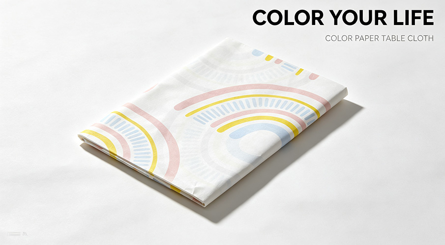 PRINTED PAPER TABIE CLOTH